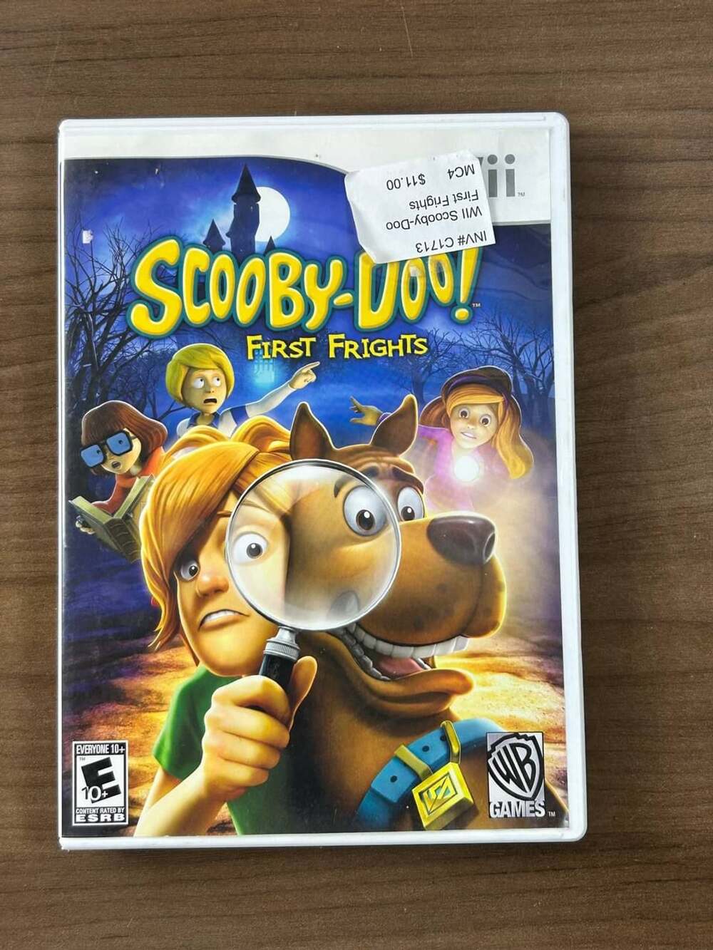 Scooby-Doo First Frights Nintendo Wii 2009 Complete Case Manual Disc